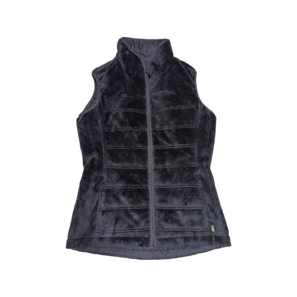 The North Face Mossbud Reversible Puffer Vest Fleece Purple Primaloft Gorpcore - Picture 1 of 8
